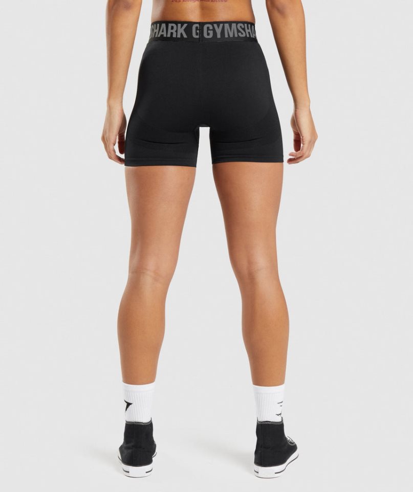 Women's Gymshark Flex Shorts Black | CA 08D536